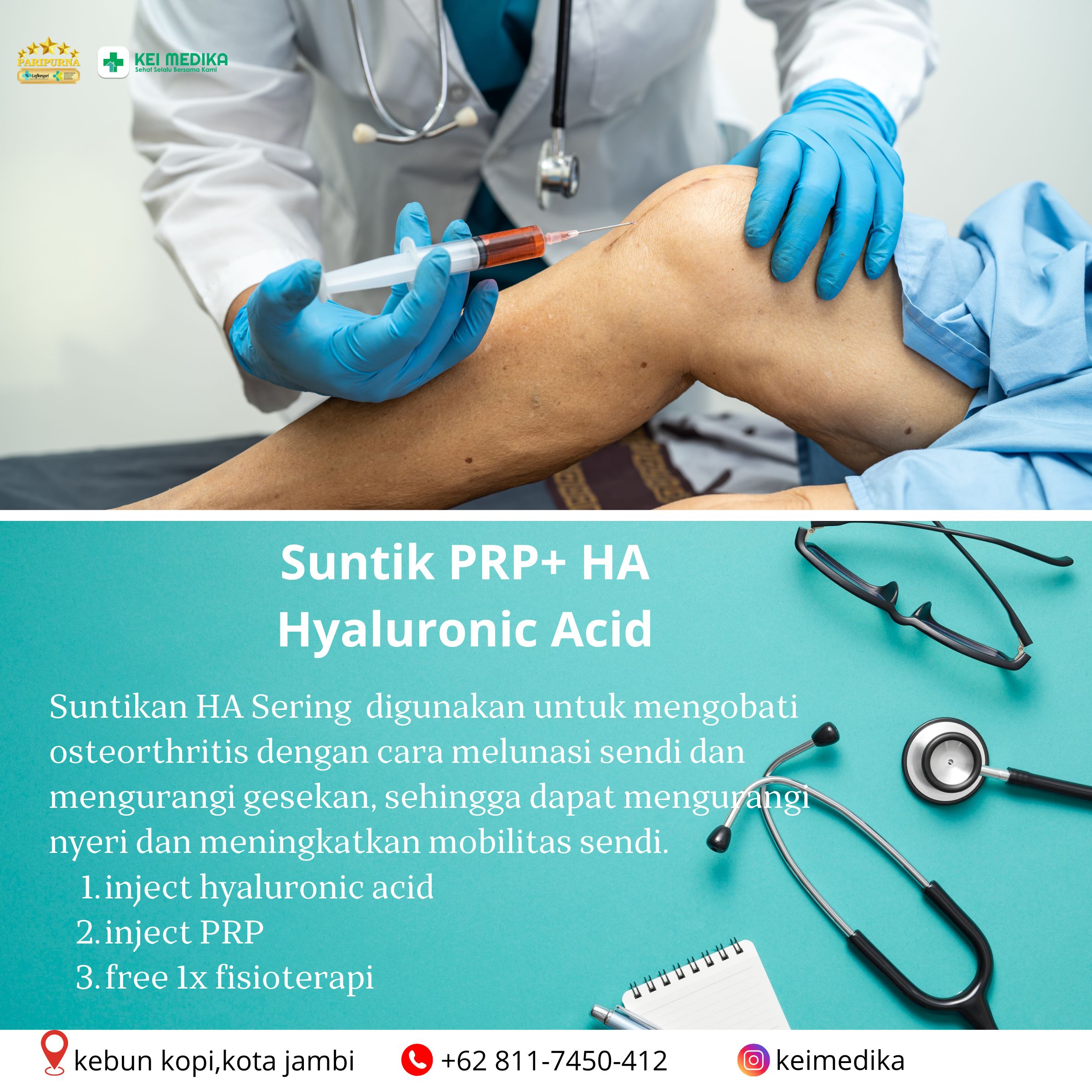 PAKET SUNTIK PRP + HA 