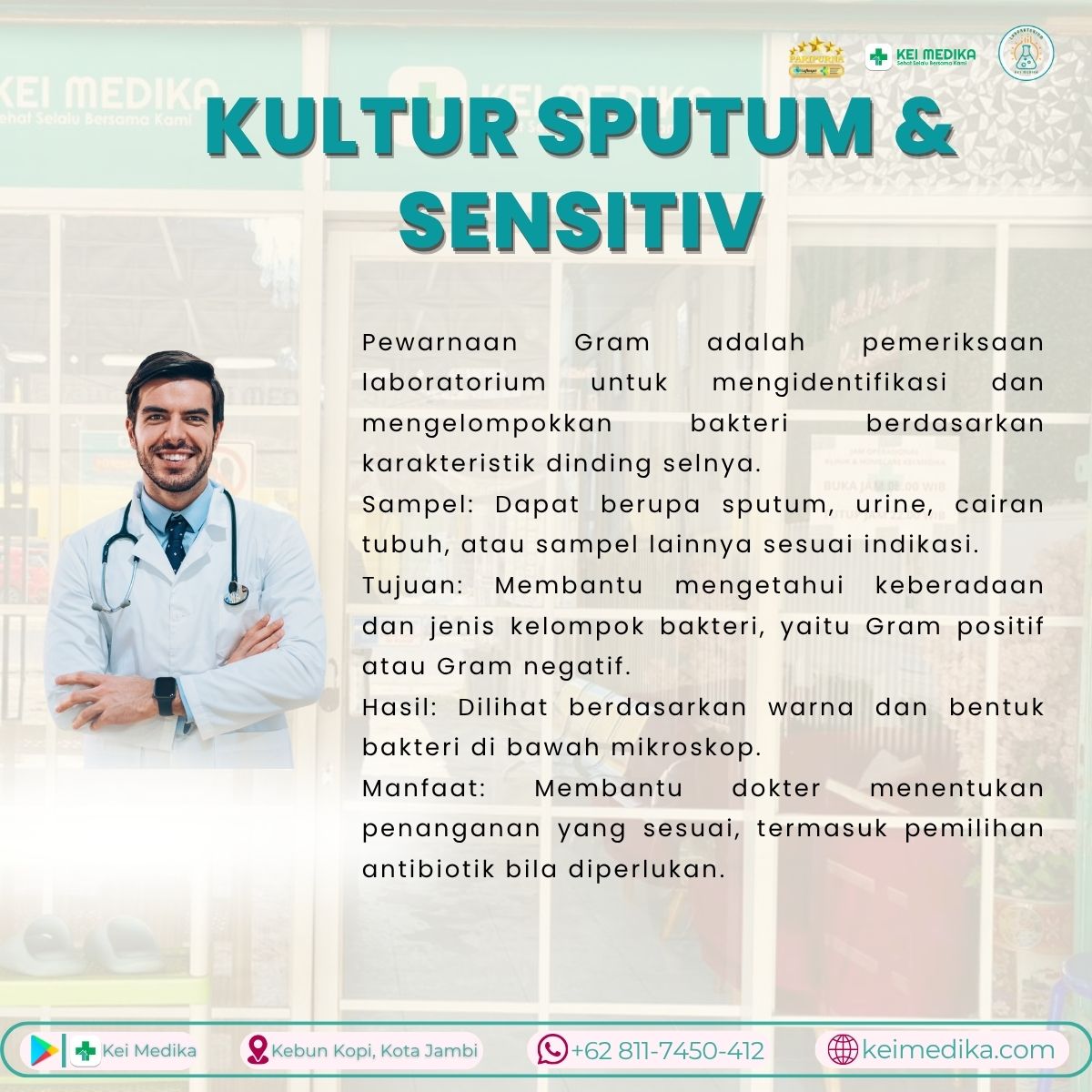 KULTUR SPUTUM & SENSITIV