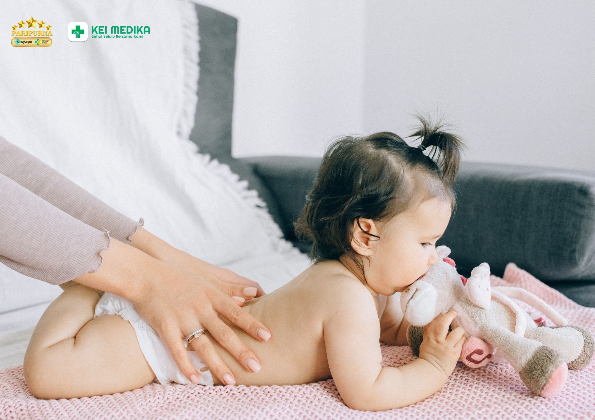 Langkah awal sebelum memulai pijat bayi