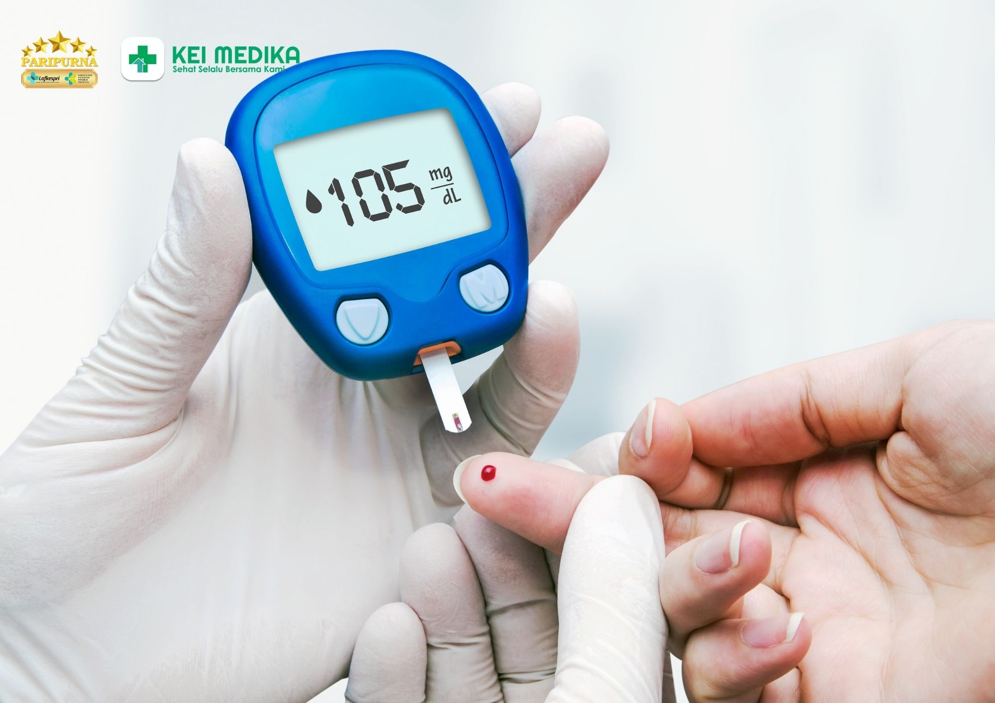 Homecare luka diabetes oleh perawat profesional