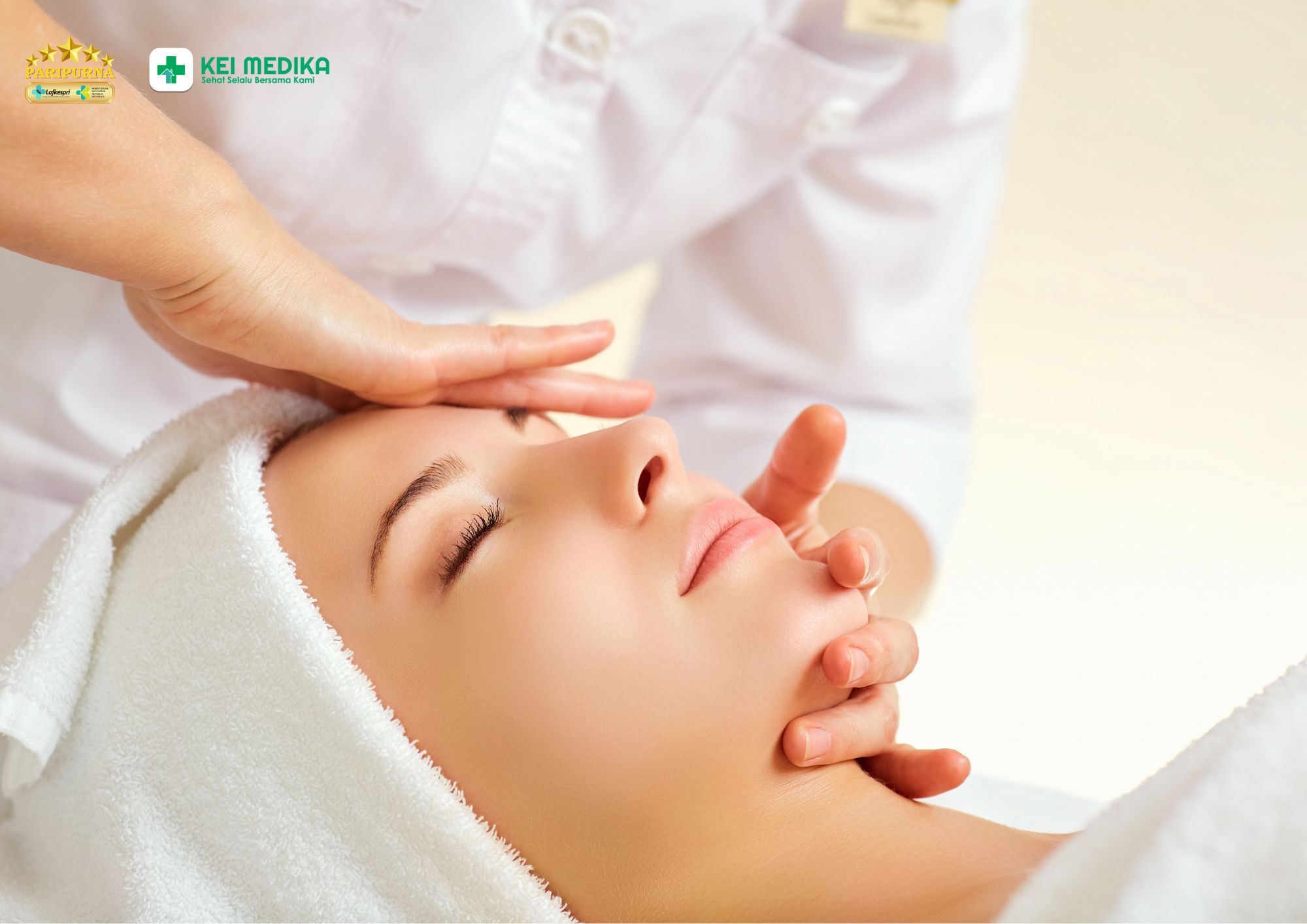 Facial whitening kombinasi peeling