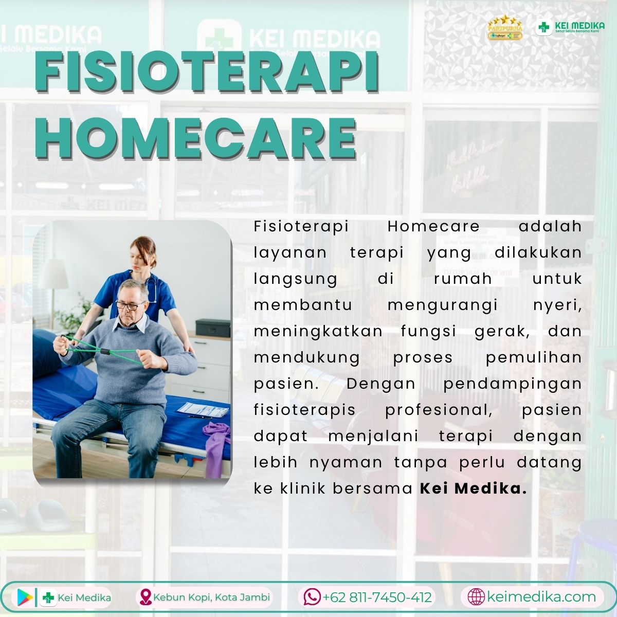 PAKET FISIOTERAPI HOMECARE 8 SESI