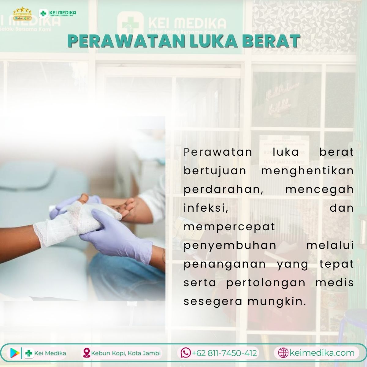 PERAWATAN LUKA BERAT 