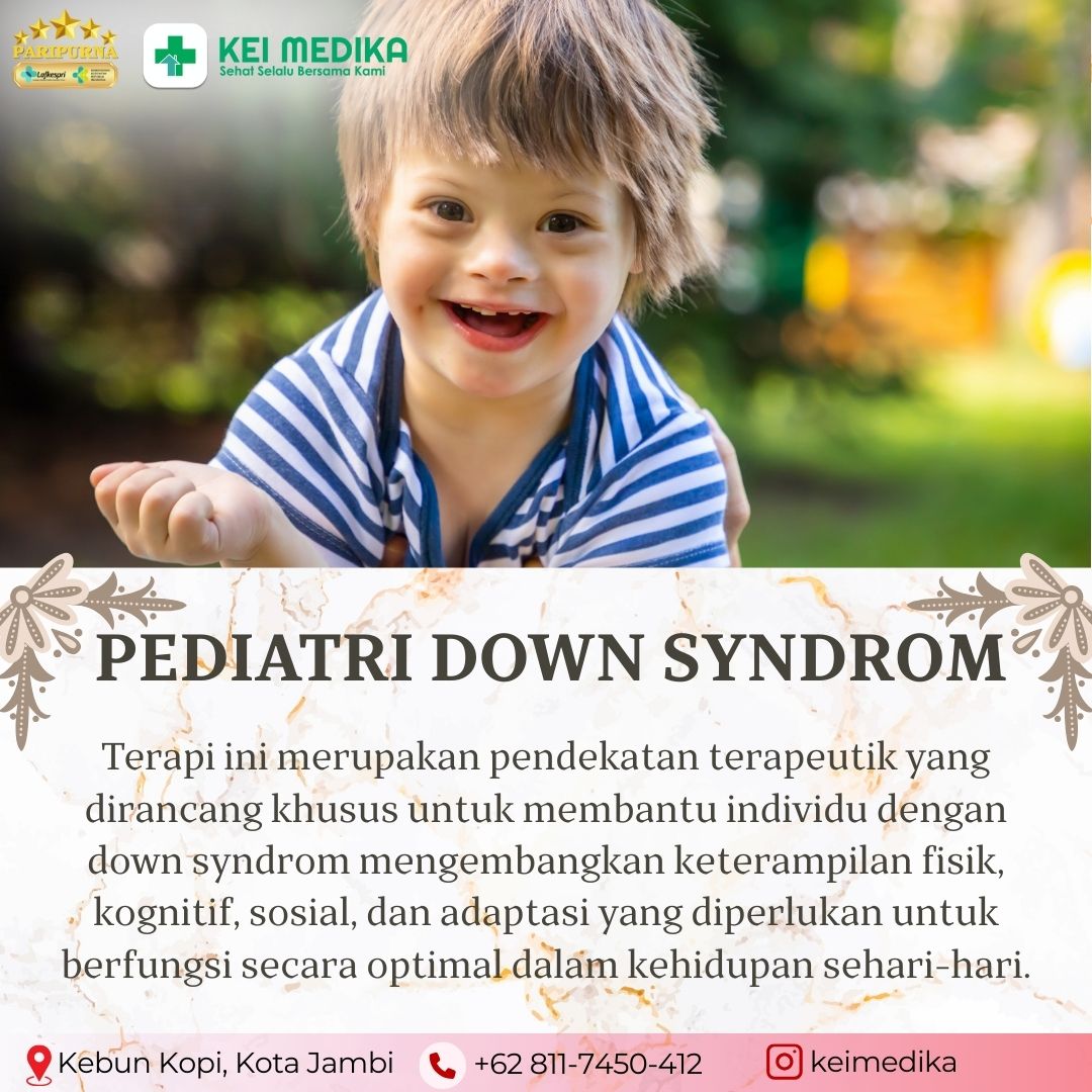 TERAPI DOWN SYNDROME 8 SESI
